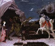 UCCELLO, Paolo sankt goran och draken oil painting artist